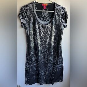 Catch My I Sequin Front Dress